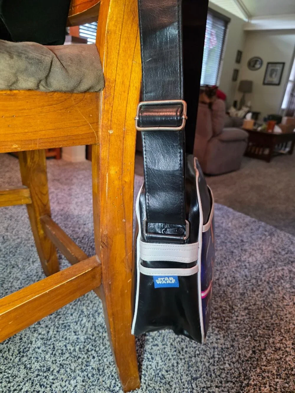 Star Wars Half Moon Bay Vintage Messenger Bag‎ Black Darth Vader Solo Luke Leia